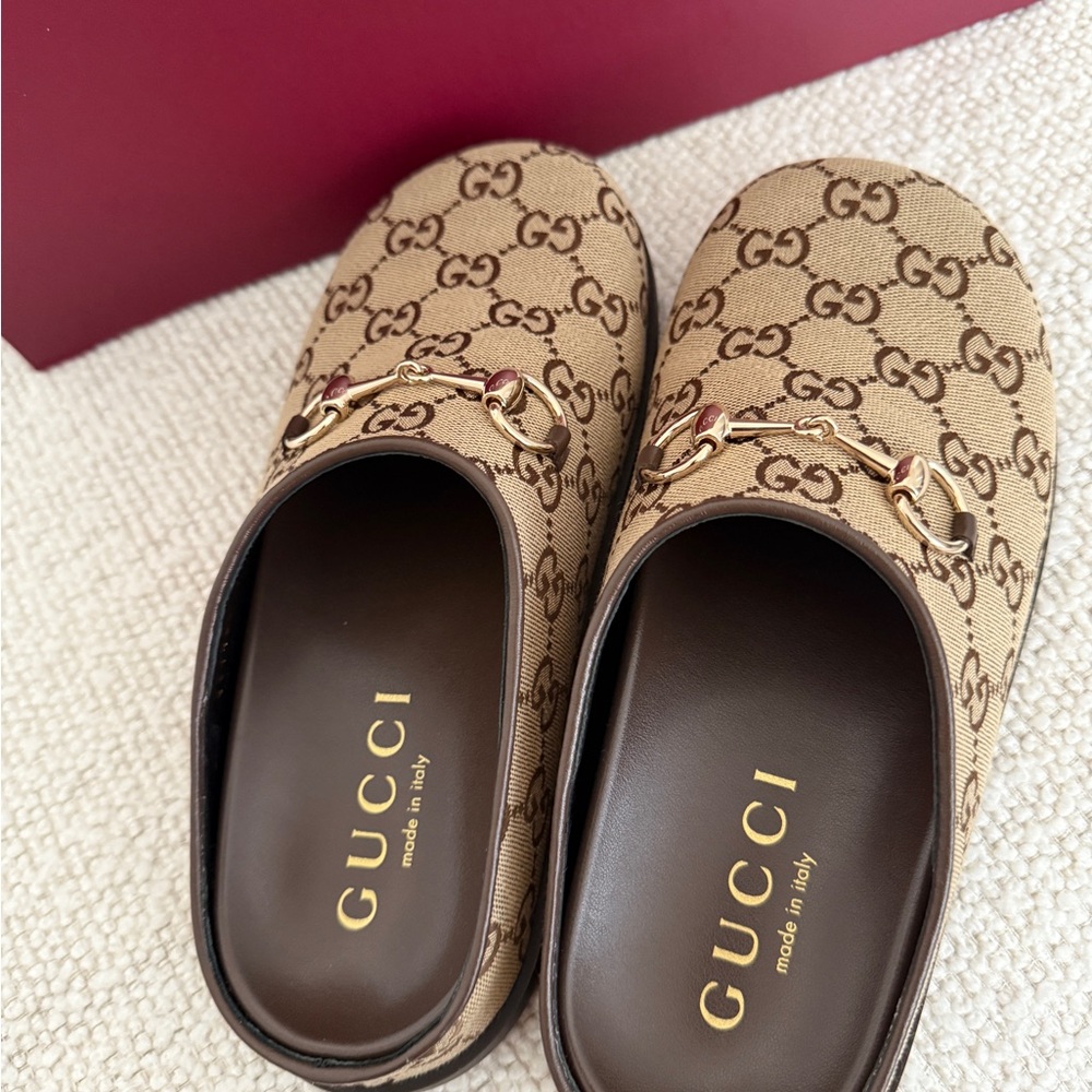 NWT - Gucci Women's mule with Horsebit - Size 37.5 - Picture 3 of 6